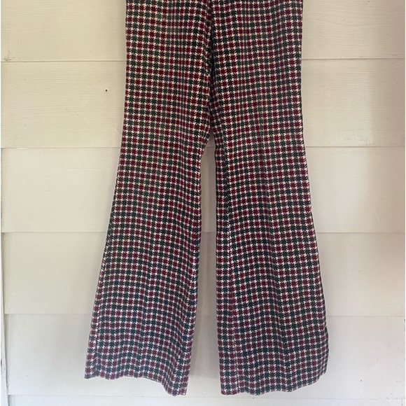 Vintage 60s high waisted corduroy bell bottoms 28 - Picture 2 of 5